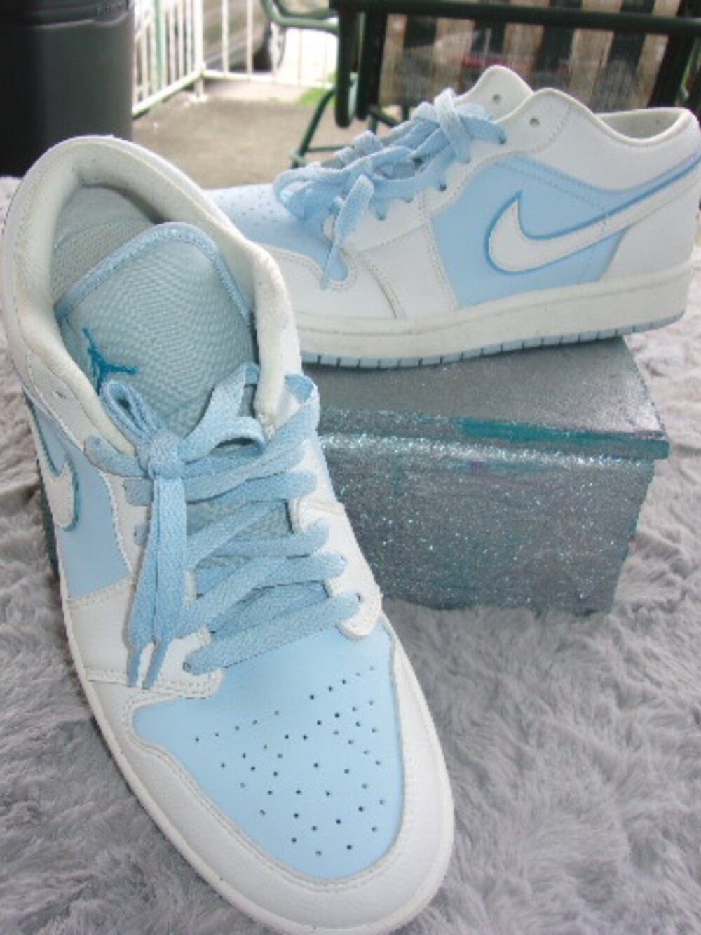 S-229 WOMENS NIKE AIR JORDAN #1 LOW SNEAKERS STYLE#DV1299-104